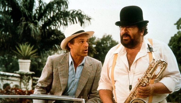 Dvojníci: Milionové honoráře Spencera a Hilla, zničený Rolls-Royce a film plný chyb